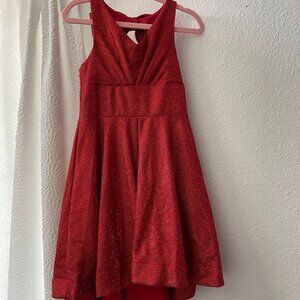 Beautiful Red Dress – Girls’ Size 8 – Worn Once